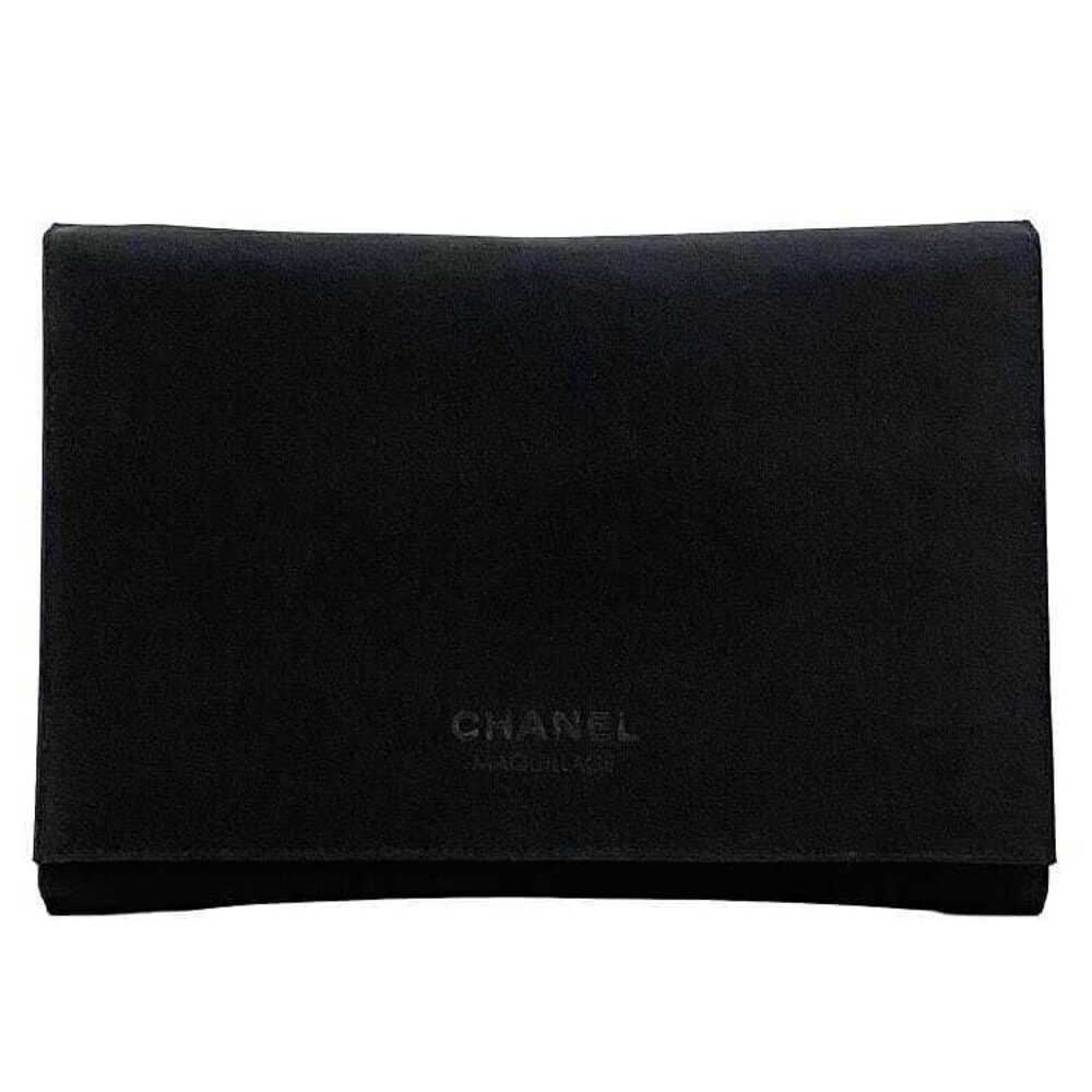 Chanel Brush Pouch Black Maquillage Tri Fold Makeup